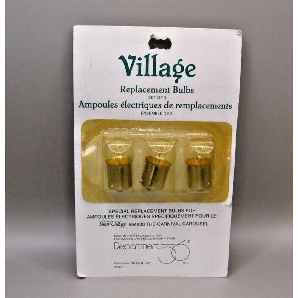 COPY - Department 56 #52707 Clear Replacement Bulbs for Snow Village Carnival C…
